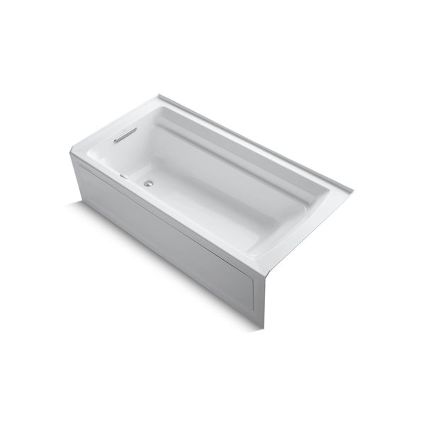 Kohler Air Tub, 72 in L, 36 in W, White, Acrylic 1124-GHLA-0